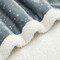 Americanflat 60x80 Oversized Speckle Fleece Throw Blanket - Reversible Sherpa Backing - Ultra Soft Plush Comfort - Cozy Warmth For Couch Or Bed - Grey